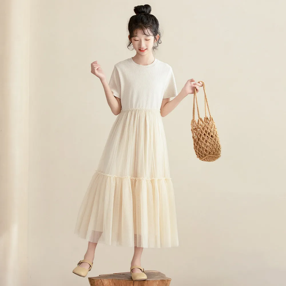 中长款纱裙 Dreamy Tulle Tee Dress