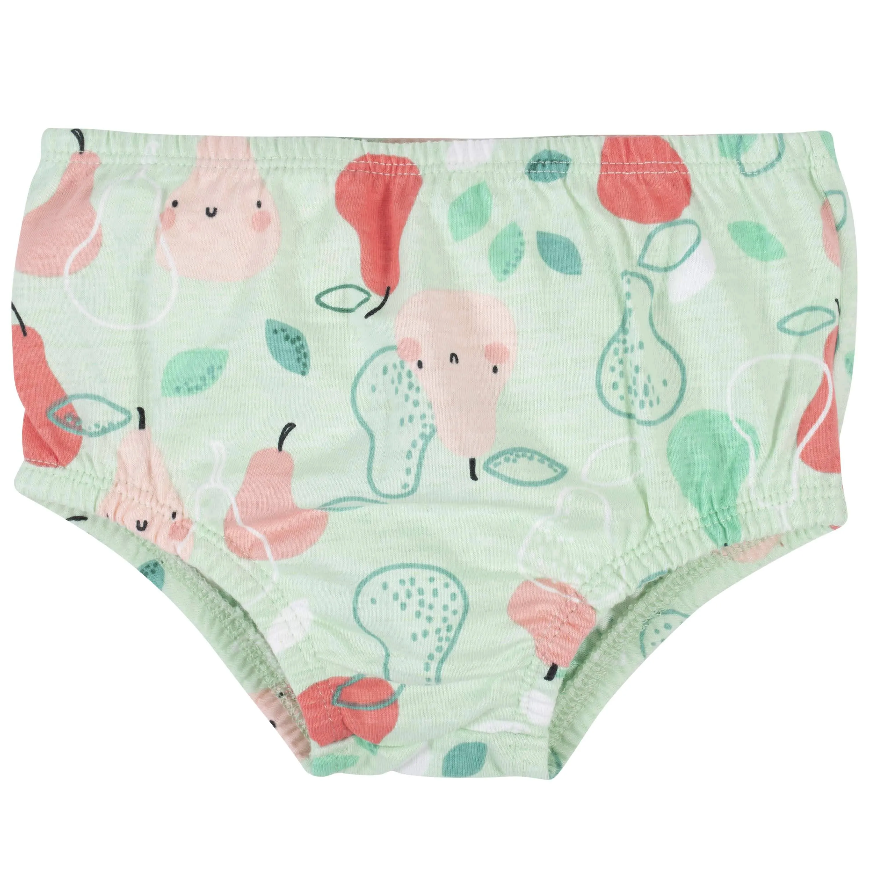 3-Piece Baby & Toddler Girls Pear Dress, Diaper Cover & Sun Hat Set