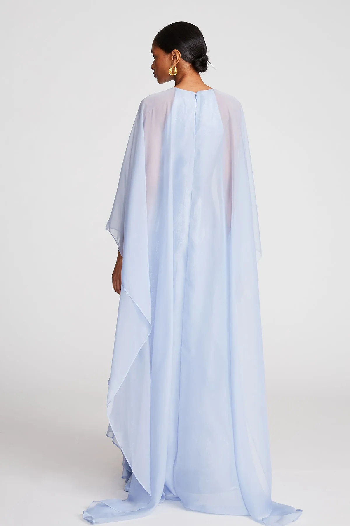 Adira Gown In Soft Sequins