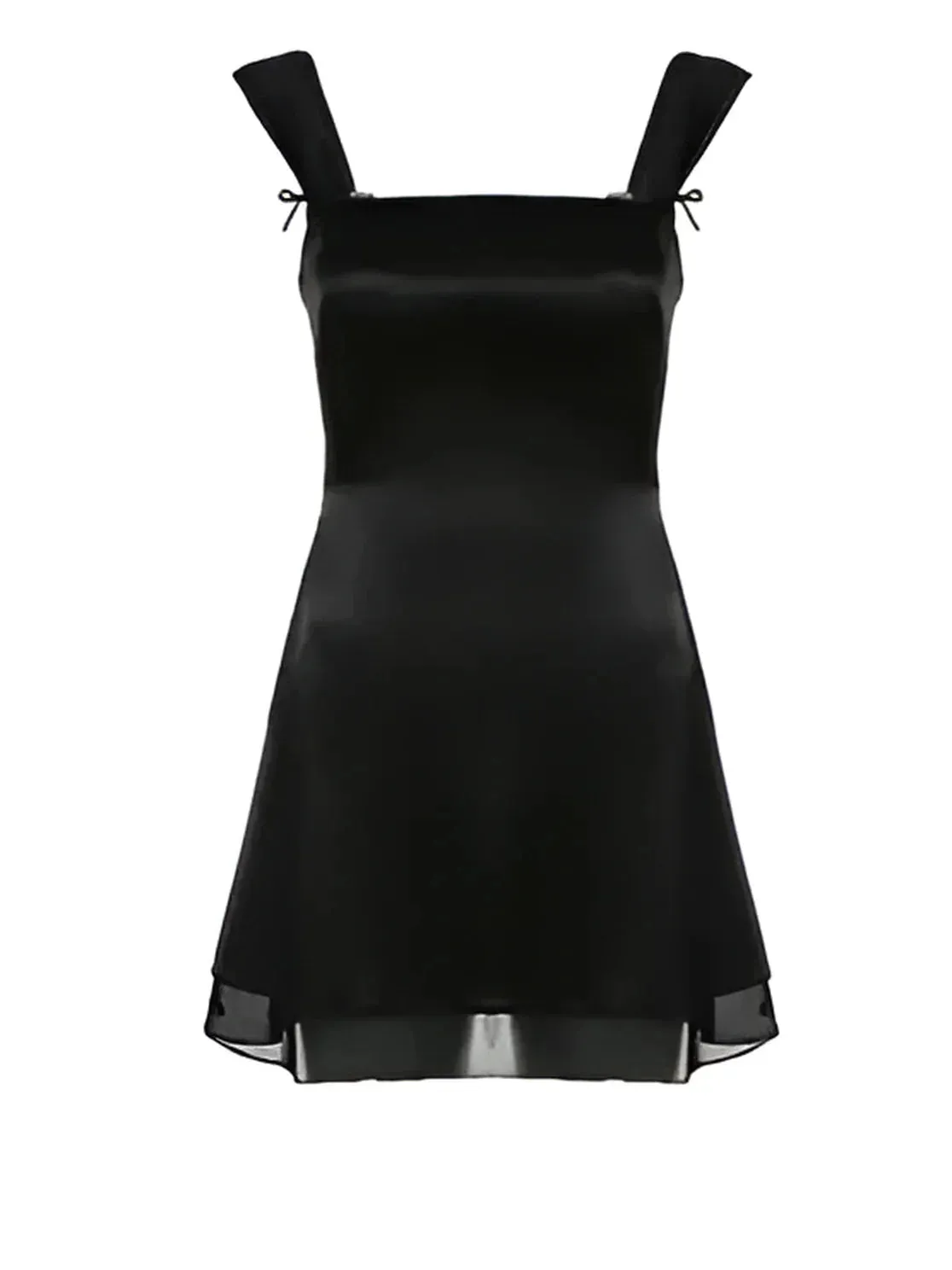 Amozae-nye outfits back to school dress  Sleeveless Square Neckline A-Line Mini Dress
