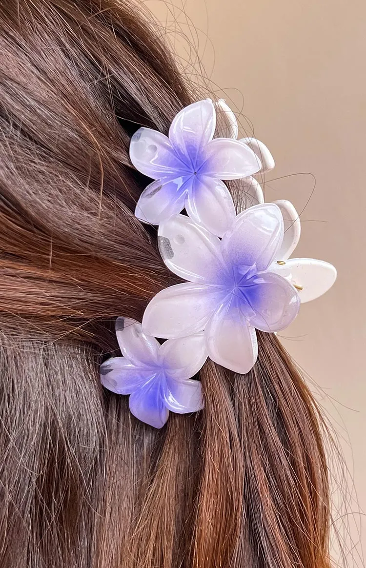 Aria Pink And Purple Flower Clip 2 Pack