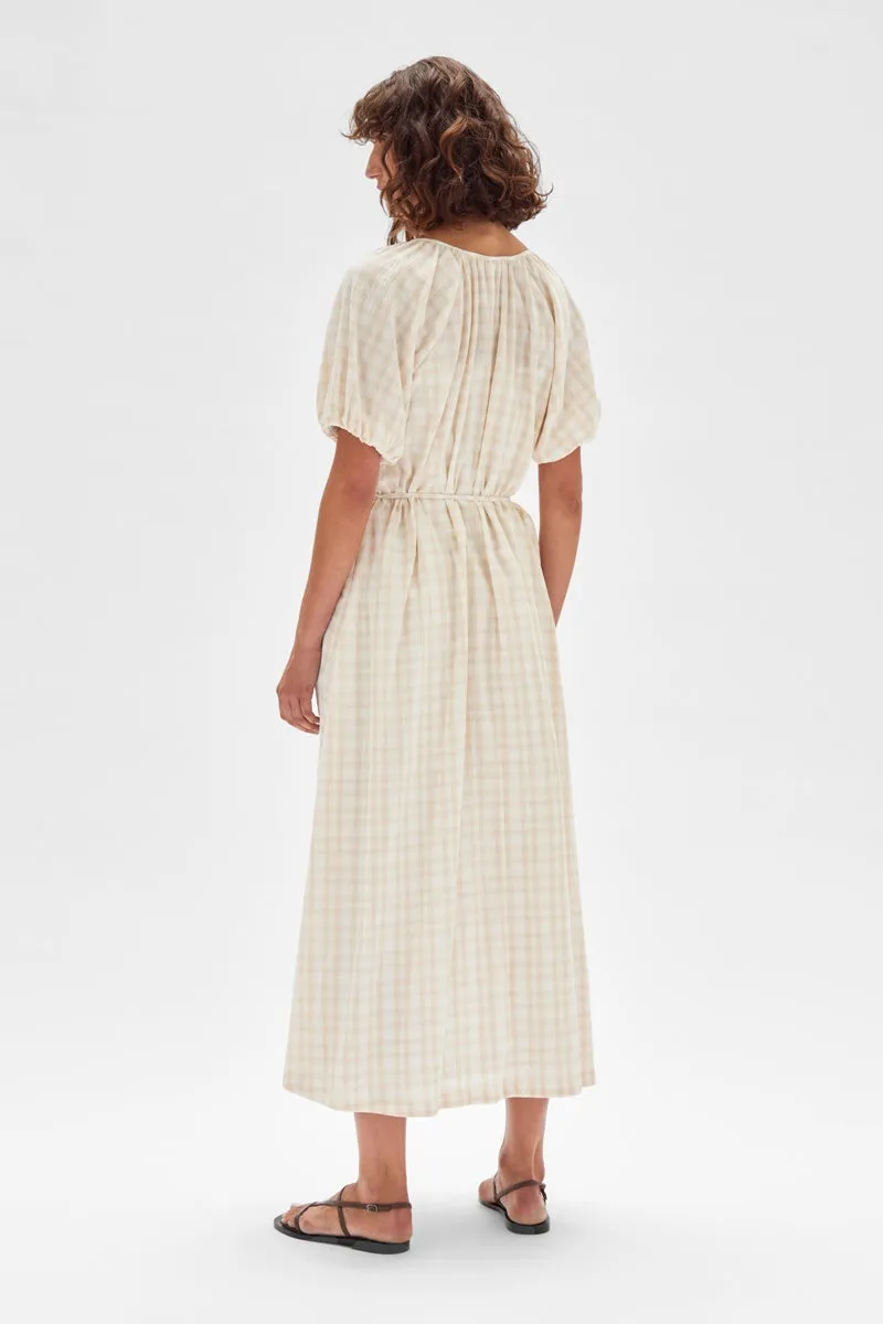 Assembly label - Dillan Maxi Dress - Stone Check