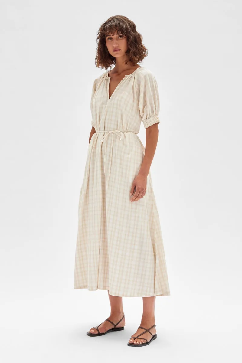 Assembly label - Dillan Maxi Dress - Stone Check