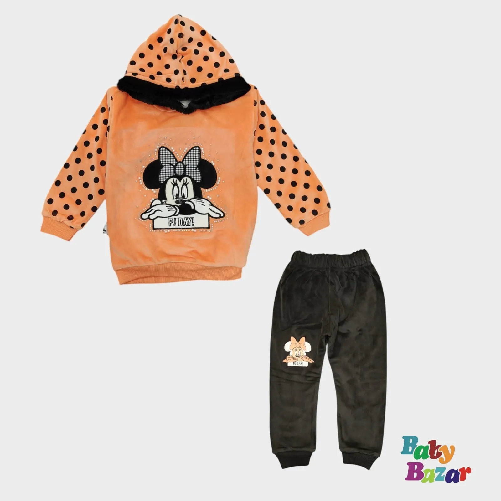 Baby Warm Hood Dress for Winters