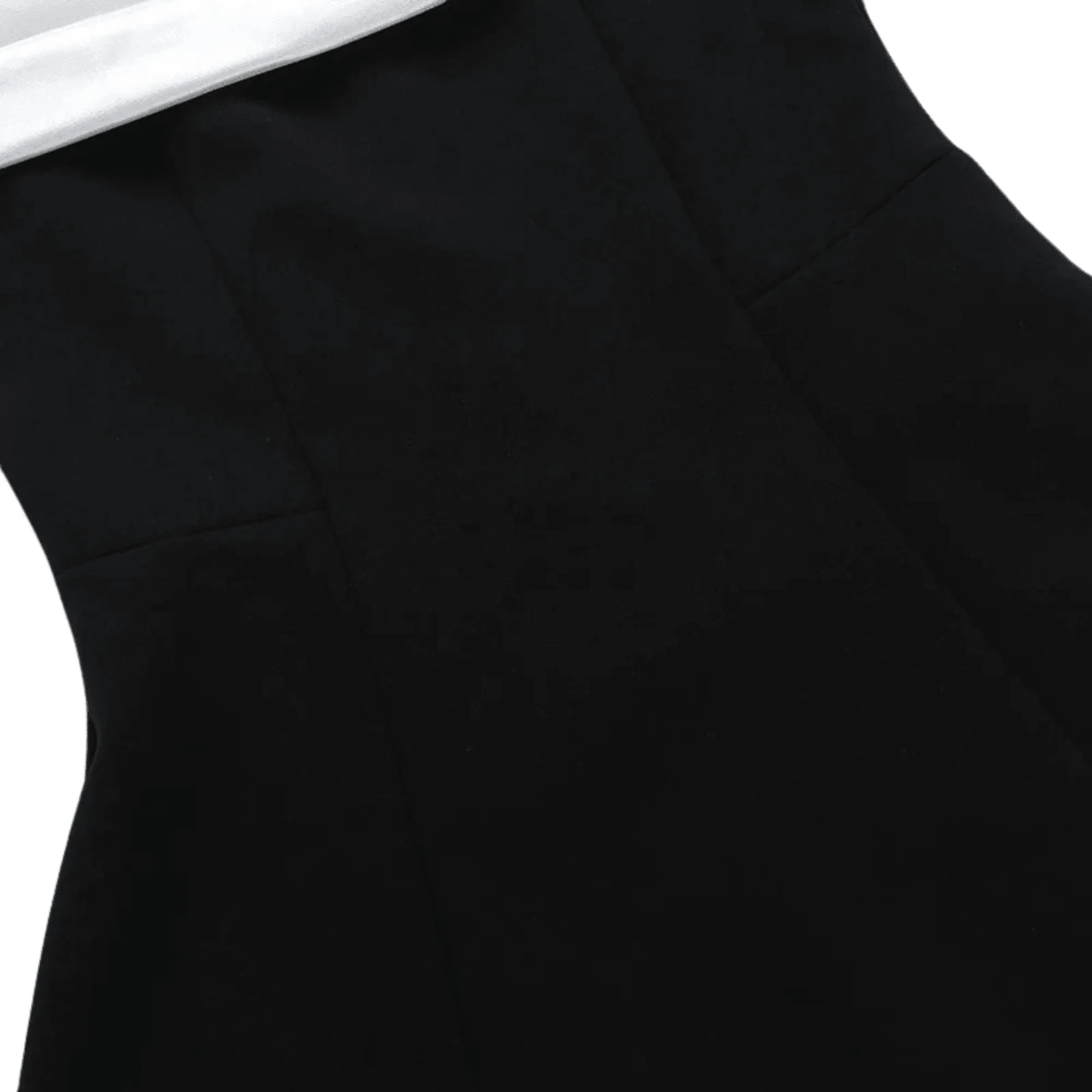 Back Big Bow Black and White Dress Fashion Off Shoulder High Waist Sleeveless Backless Mini Dresses Autumn New Party Dresses