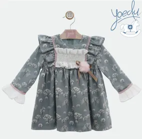 Beautiful dress with Frill and pompom details