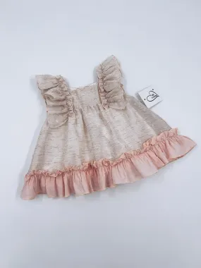 Beautiful pink Dress with frill details