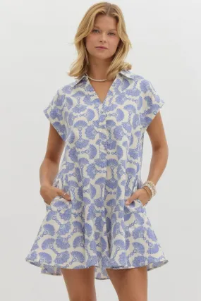 Blue Breezy Bay Dress