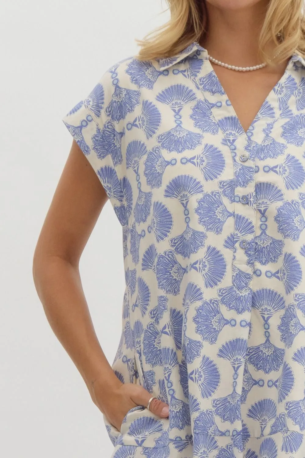 Blue Breezy Bay Dress