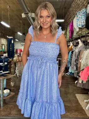 Blue Confetti Dress