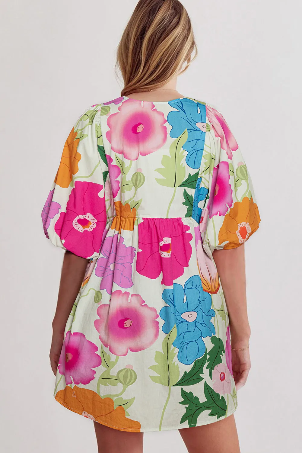 Bold and Beautiful Floral Dress