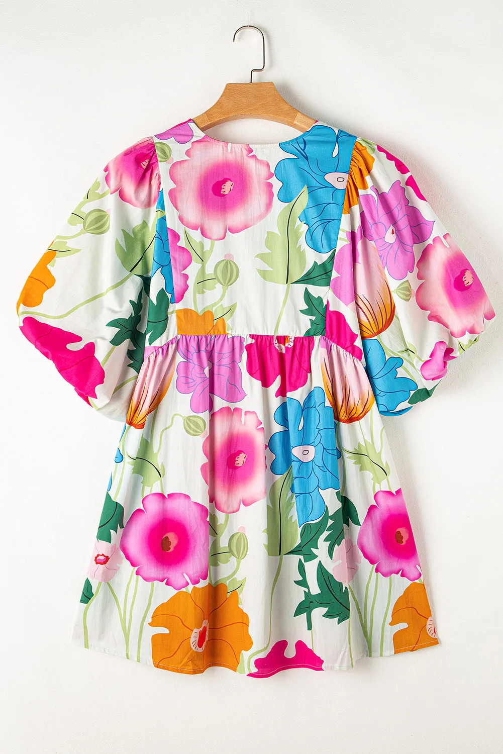 Bold and Beautiful Floral Dress