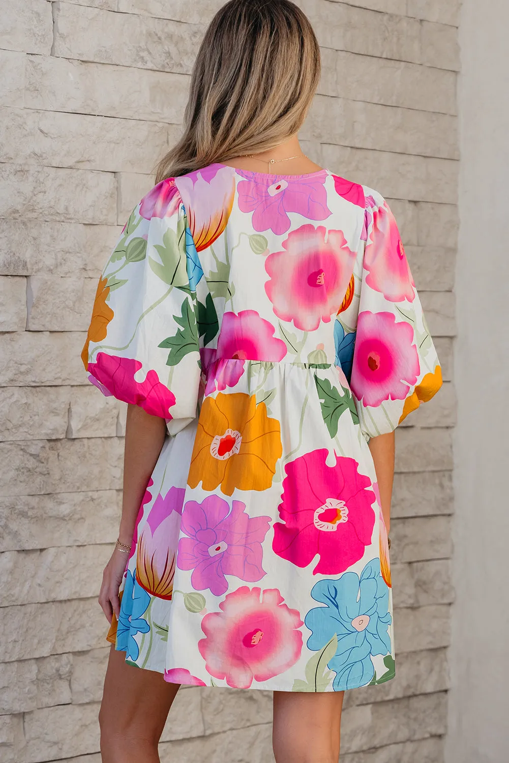 Bold and Beautiful Floral Dress