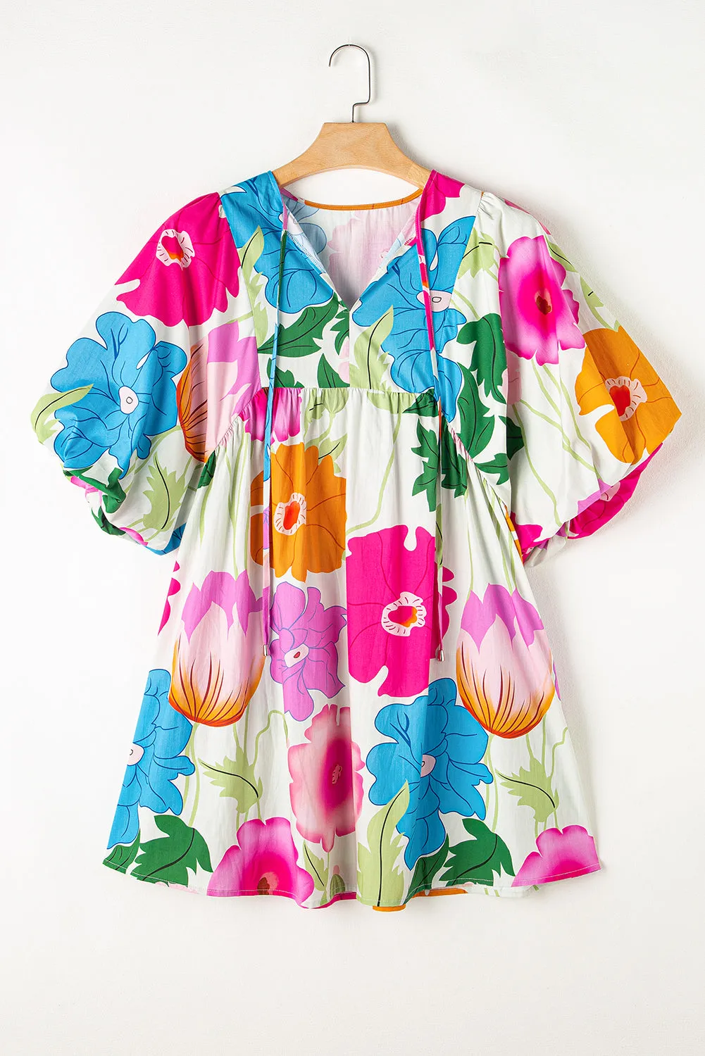 Bold and Beautiful Floral Dress