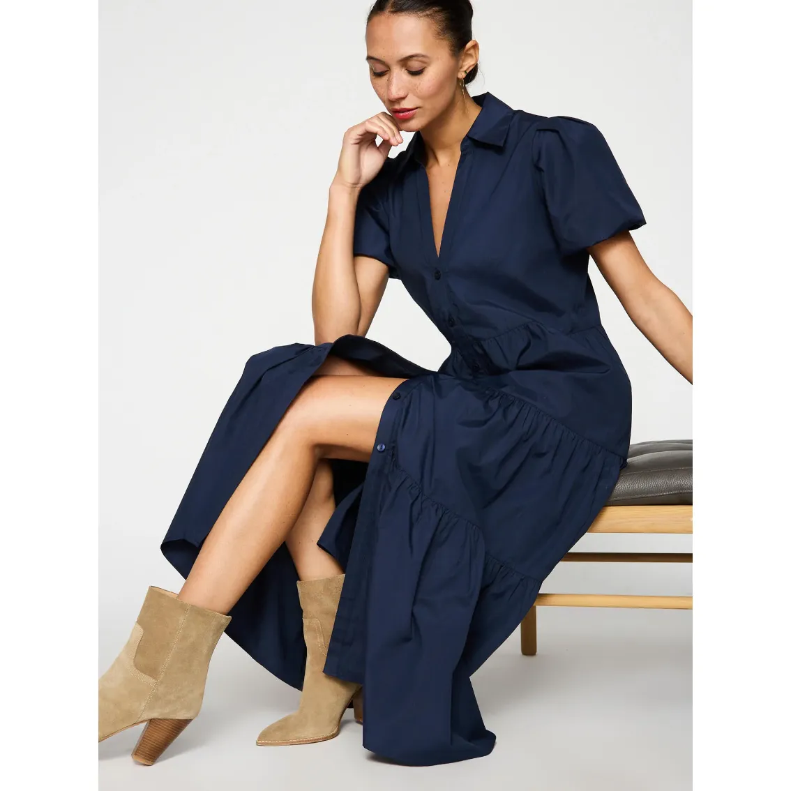 Brochu Walker Havana Dress Navy