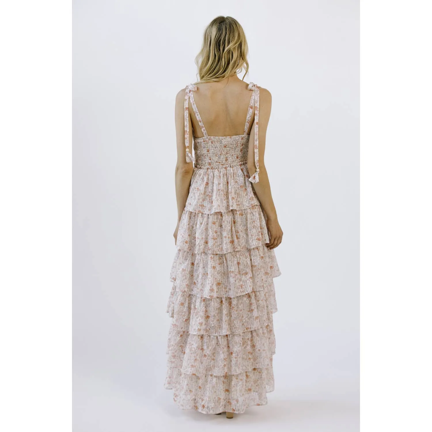 Cara Floral Tiered Maxi Dress - Perfect Wedding Guest Dress ONLY 2 LEFT!