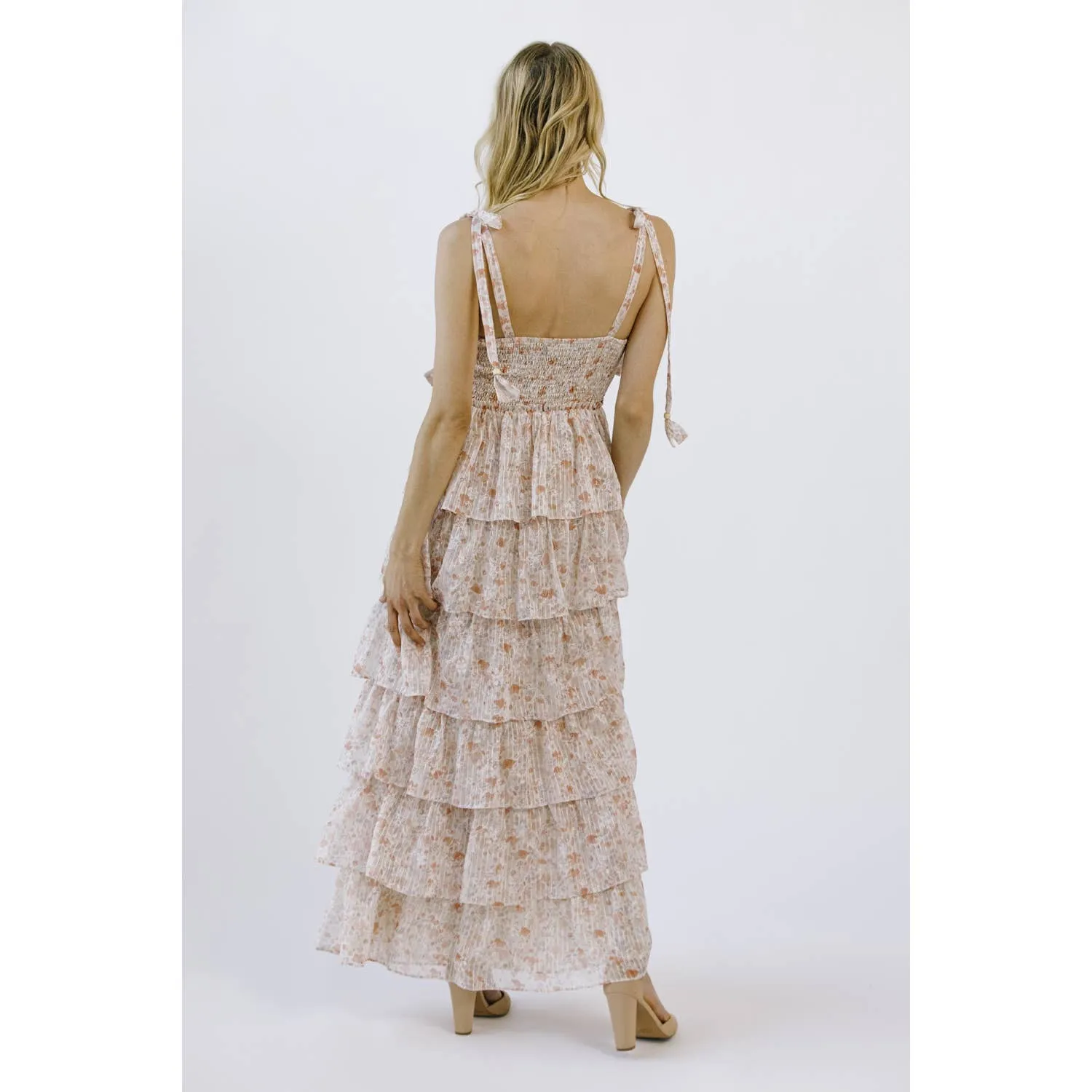 Cara Floral Tiered Maxi Dress - Perfect Wedding Guest Dress ONLY 2 LEFT!