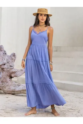 Christine Lace Detail V-Neck Cami Dress