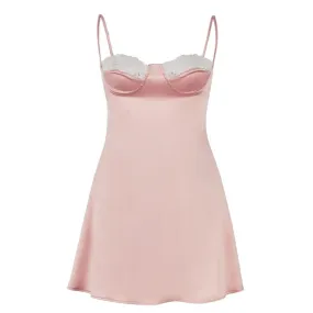 Coquette Lace Cami Mini Dress