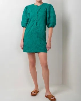 Corfu Lace Dress - Apple