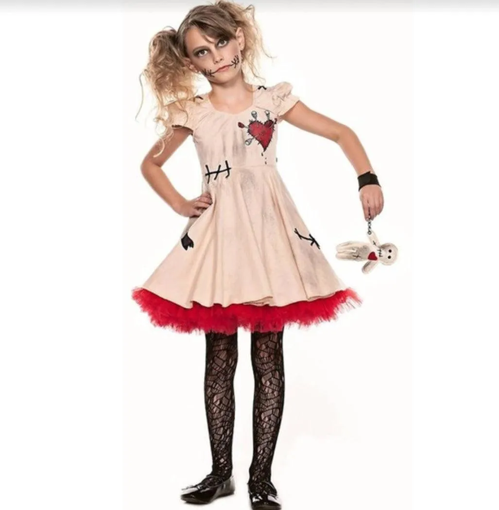 Fashion Kids Voodoo Dress Halloween Costume
