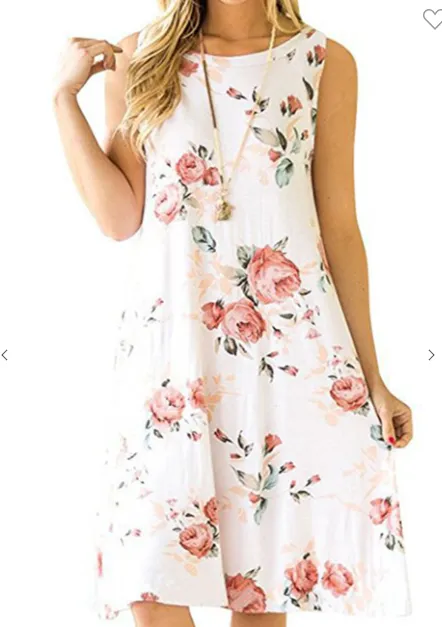Floral Flowy Pocket Tank Sundress