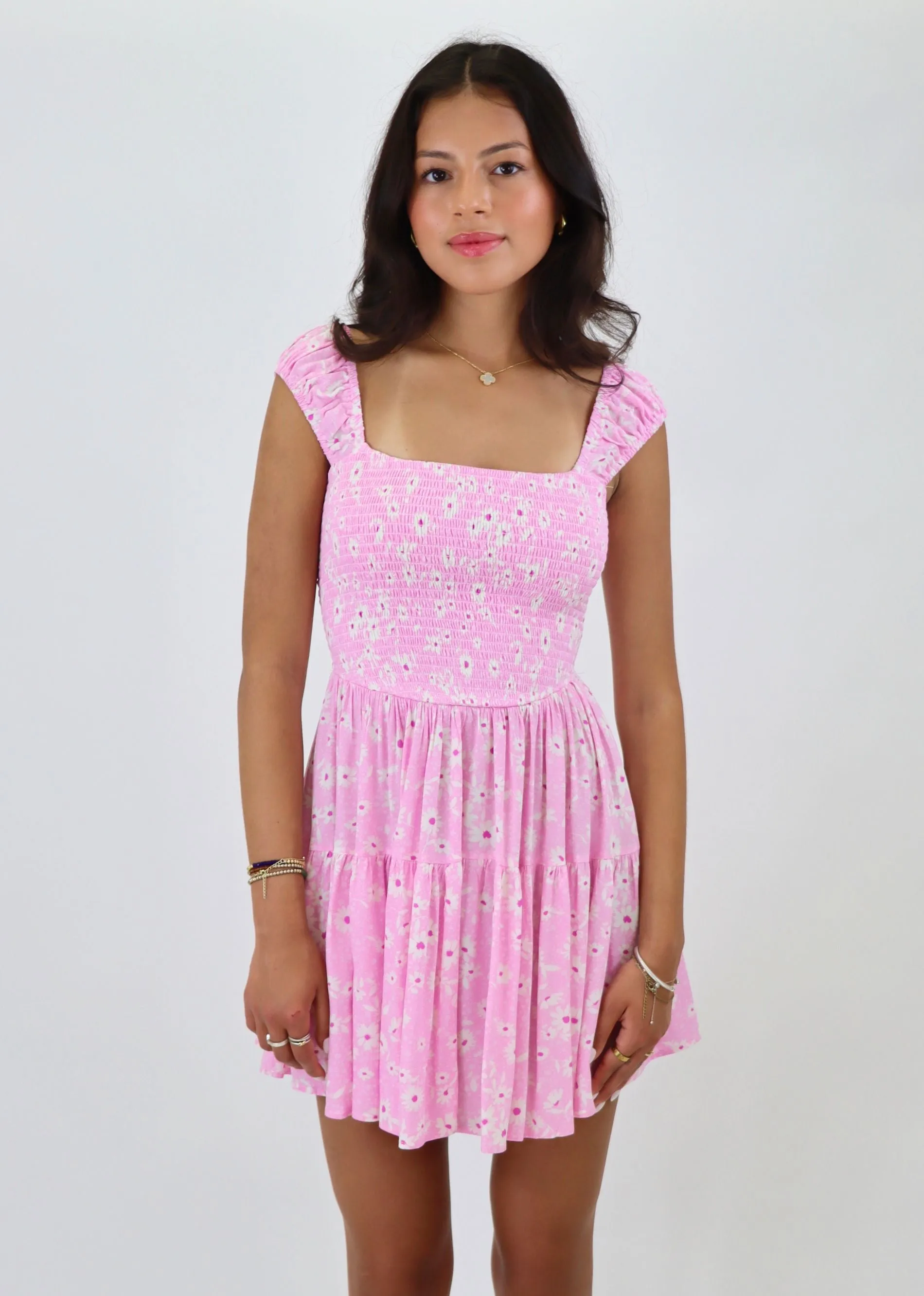 Forget Him Mini Dress ★ Pink Floral