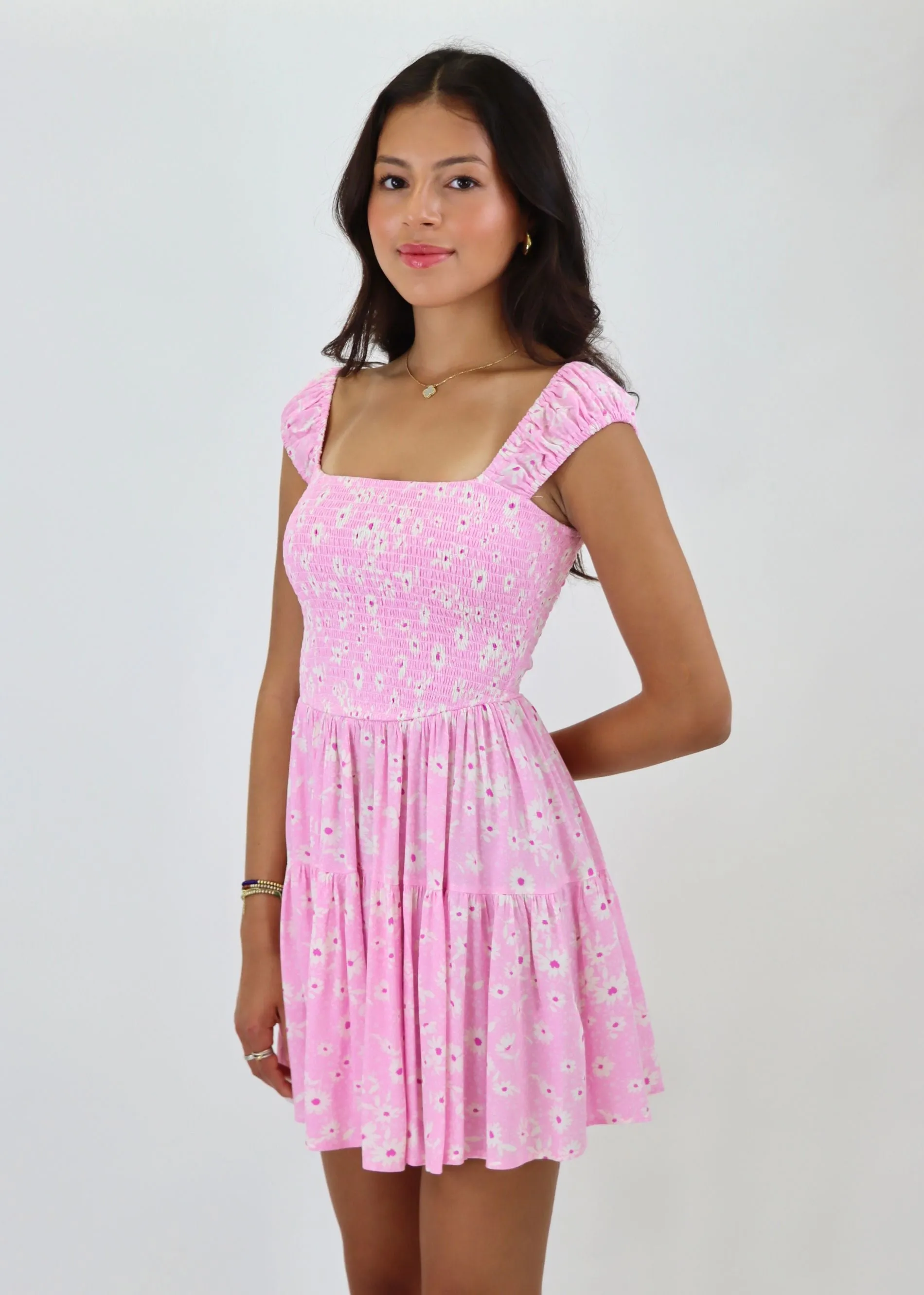 Forget Him Mini Dress ★ Pink Floral