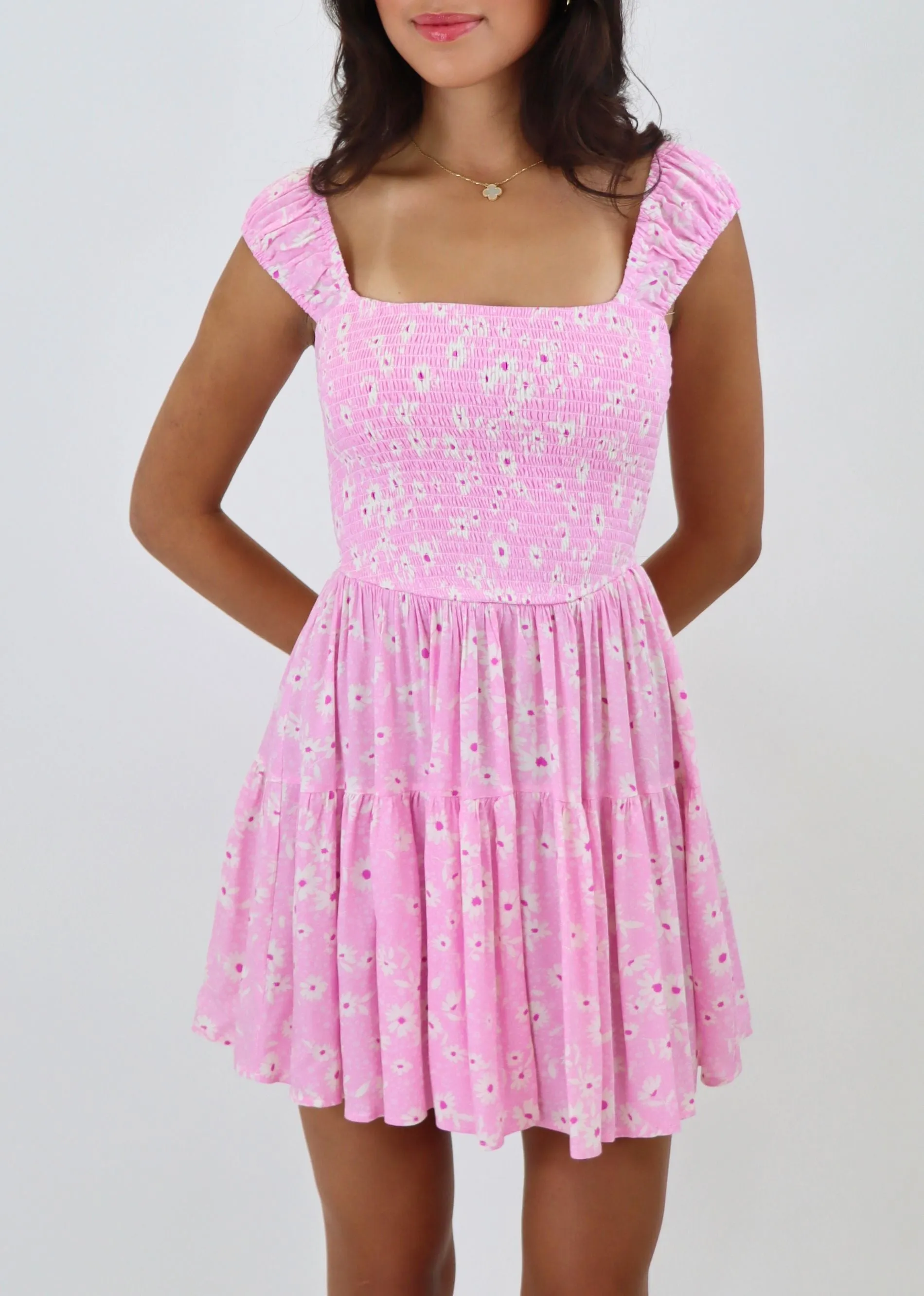 Forget Him Mini Dress ★ Pink Floral