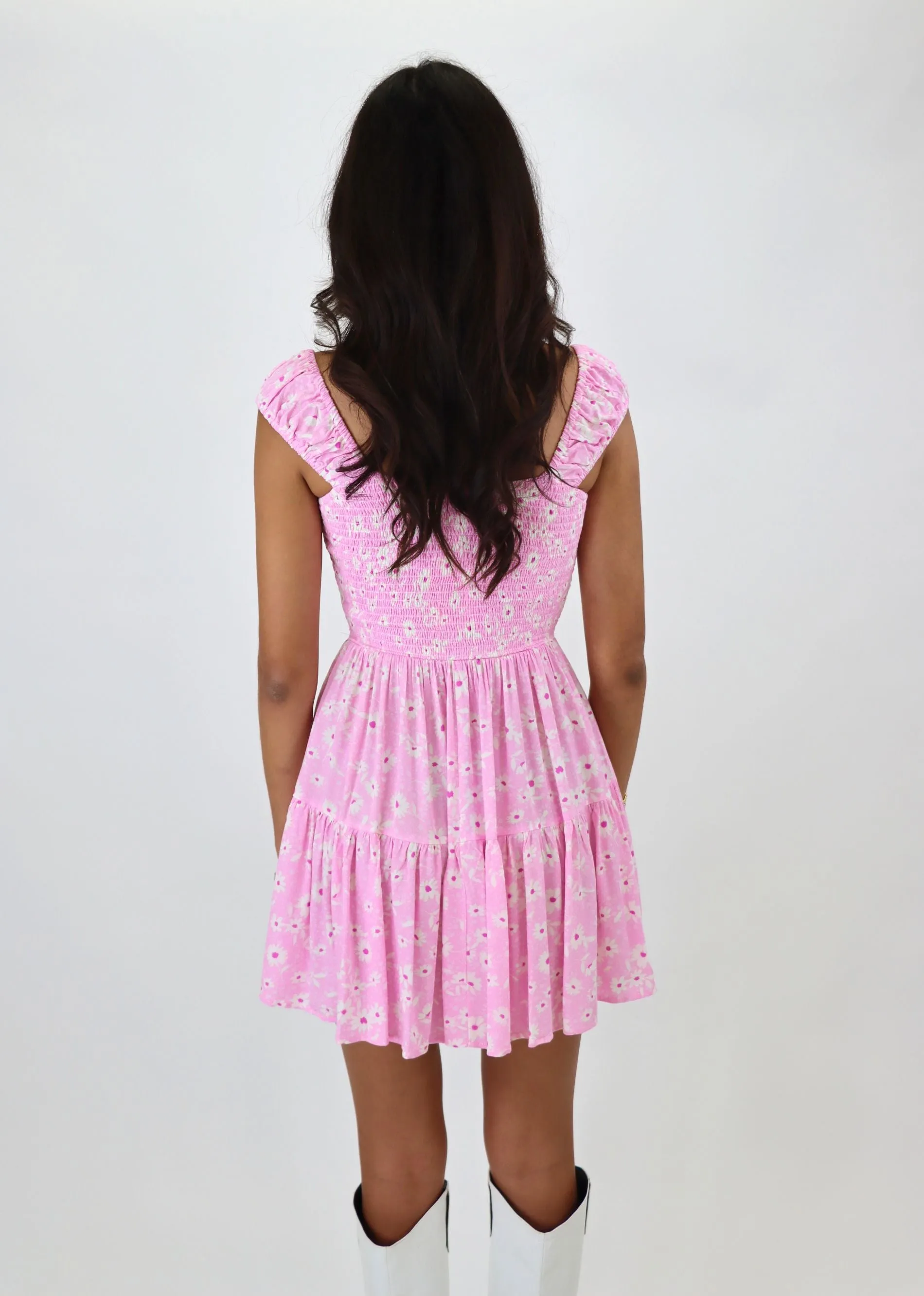 Forget Him Mini Dress ★ Pink Floral