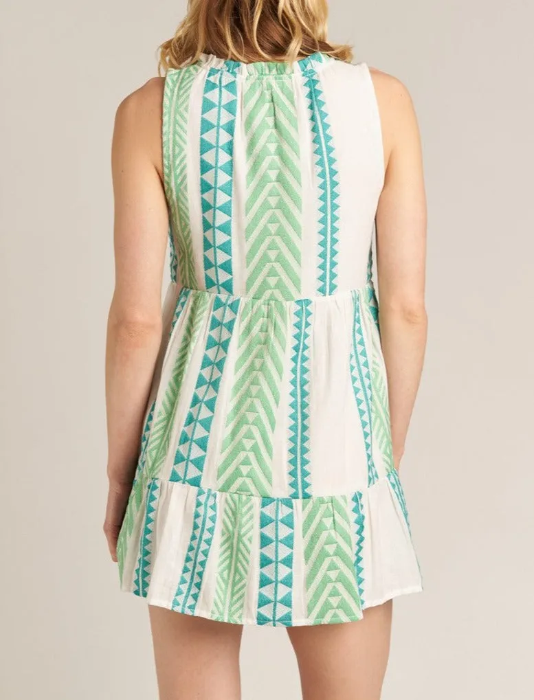 GEO STRIPE DRESS