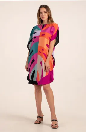 Global Dress in Pink Multi