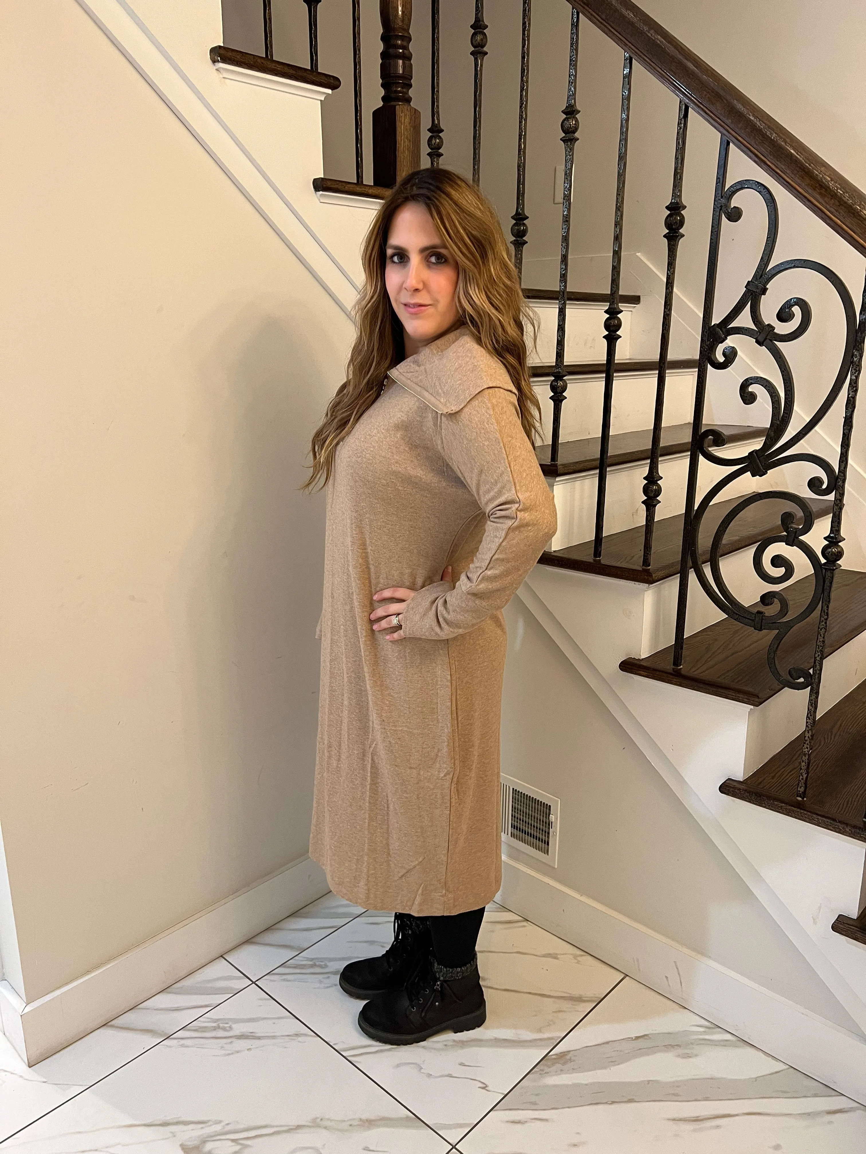 Half Zip Dress