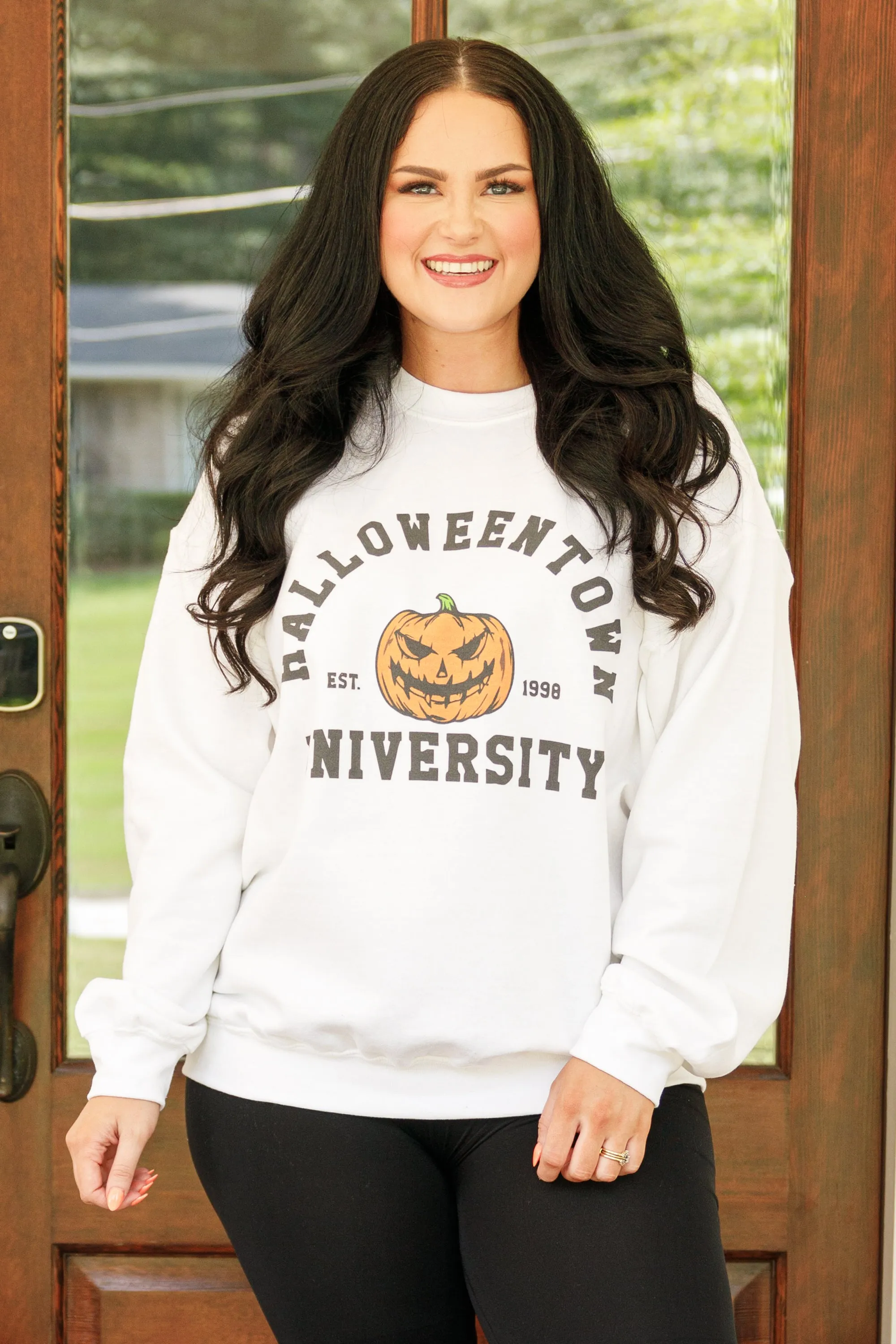 Halloweentown Mascot Sweatshirt, White