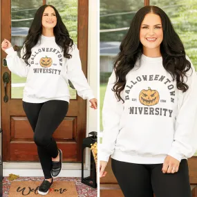 Halloweentown Mascot Sweatshirt, White