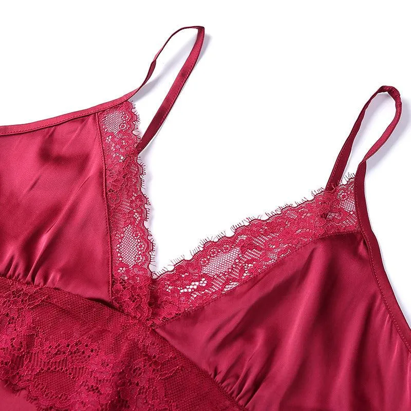 Ice Silk Satin Pajamas Homewear European And American Style