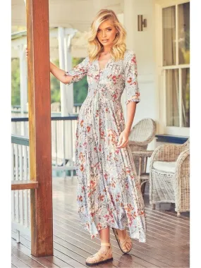 JAASE Orange Blossom Print Indiana Maxi Dress