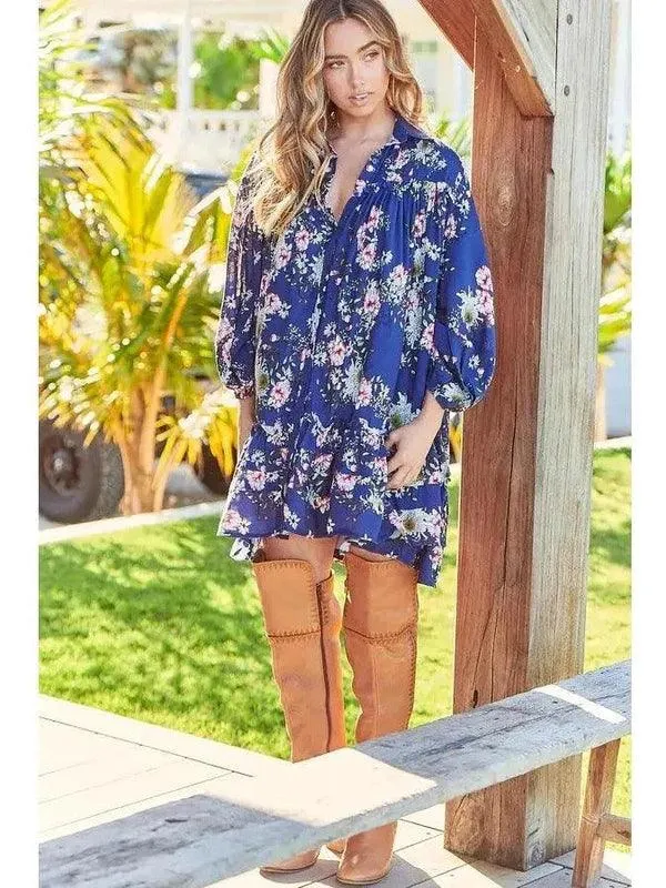 JAASE Piana Print Aimee Mini Dress