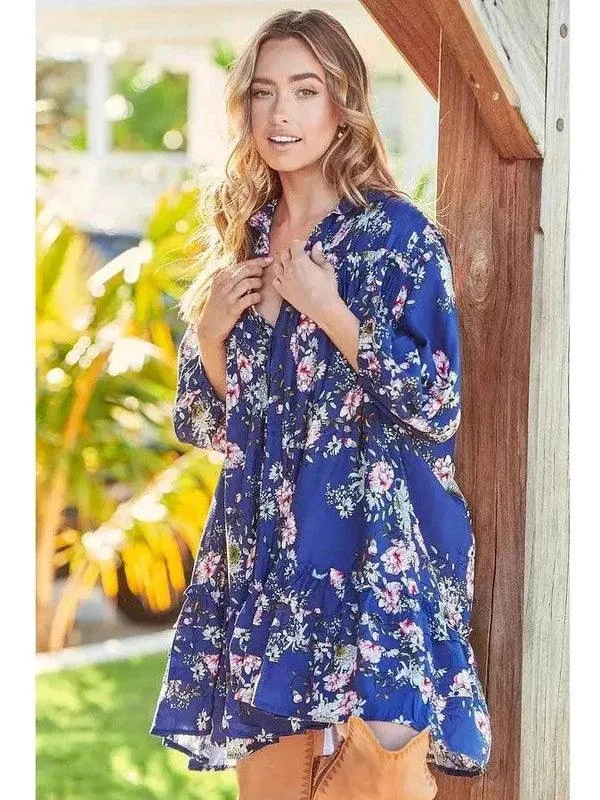 JAASE Piana Print Aimee Mini Dress