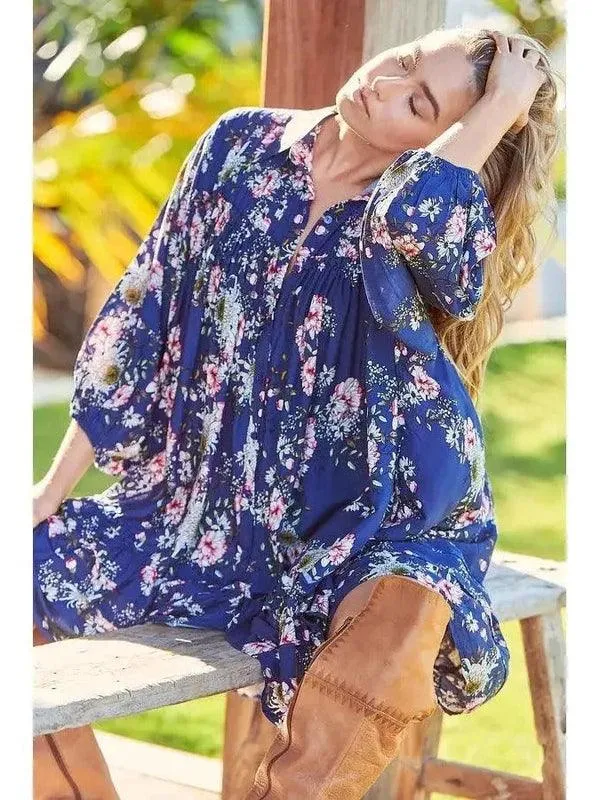 JAASE Piana Print Aimee Mini Dress