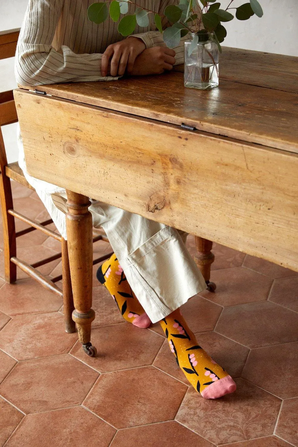 Jennifer Bouron X socks appeal Drin de Muguet