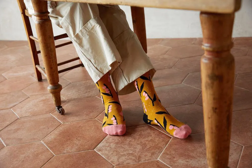 Jennifer Bouron X socks appeal Drin de Muguet