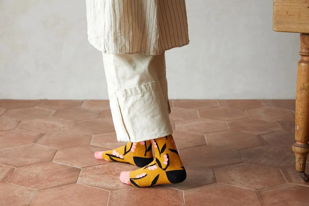 Jennifer Bouron X socks appeal Drin de Muguet
