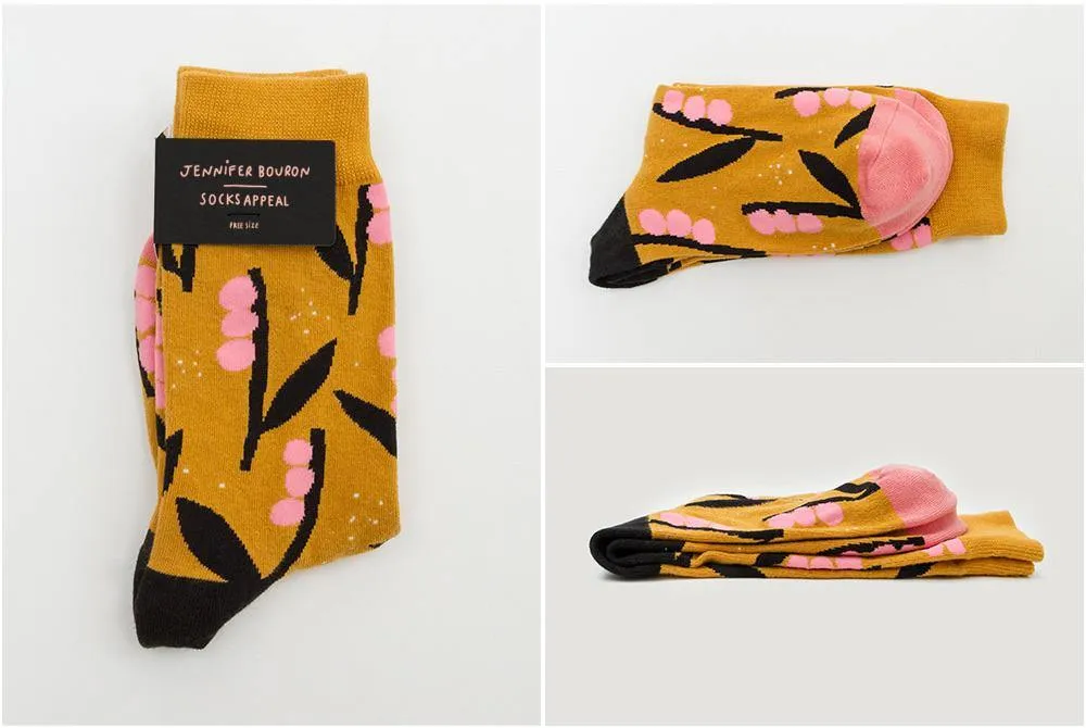 Jennifer Bouron X socks appeal Drin de Muguet