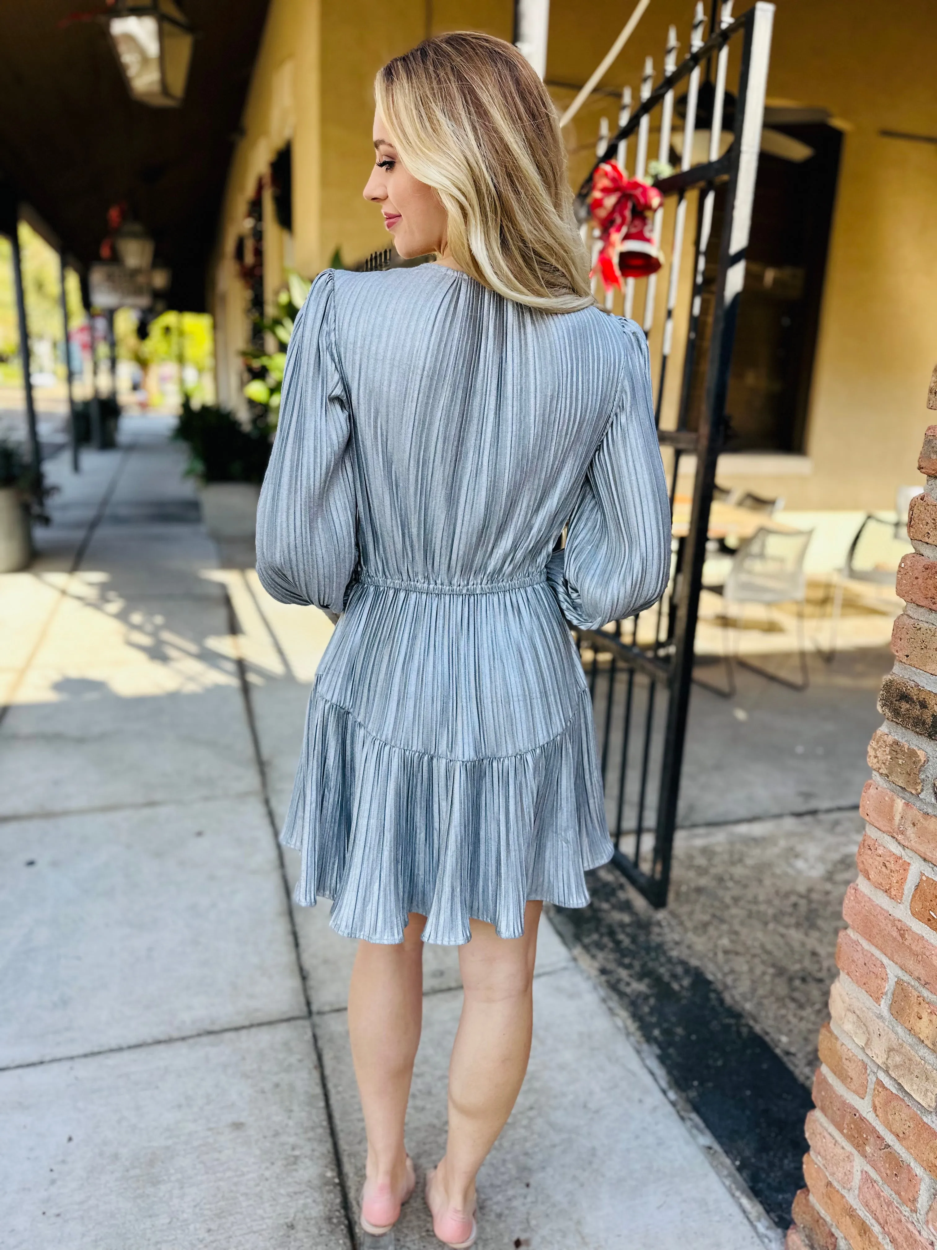 Kara Dress- Gunmetal