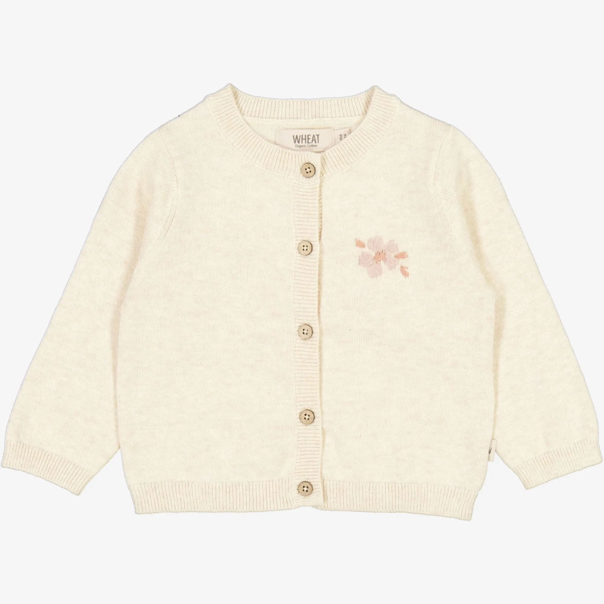Knit Cardigan Suzy Embroidery | Baby - cloud melange