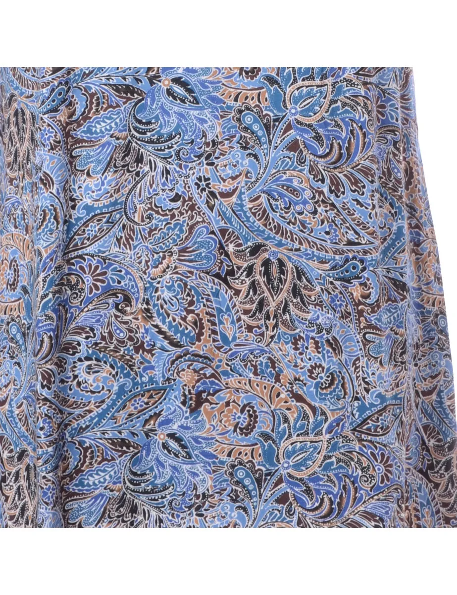 Label Paisley Short Dress