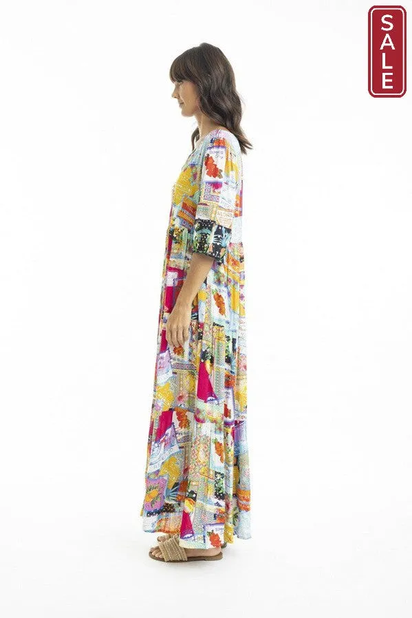 Lana Maxi V Neckline Dress