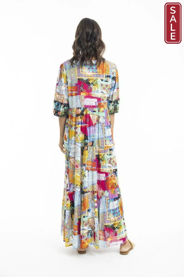 Lana Maxi V Neckline Dress