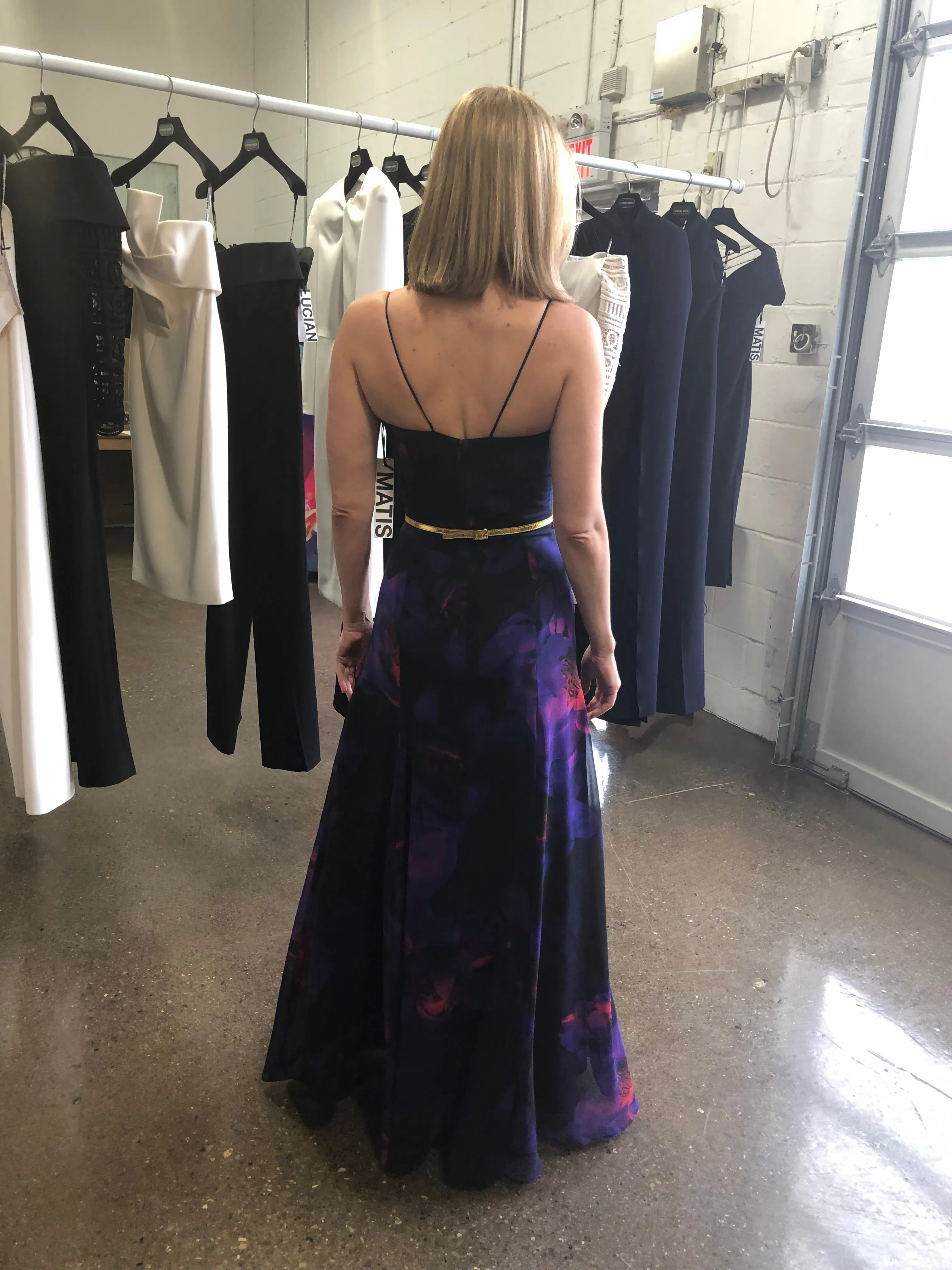 Lucian Matis Chiffon Gown